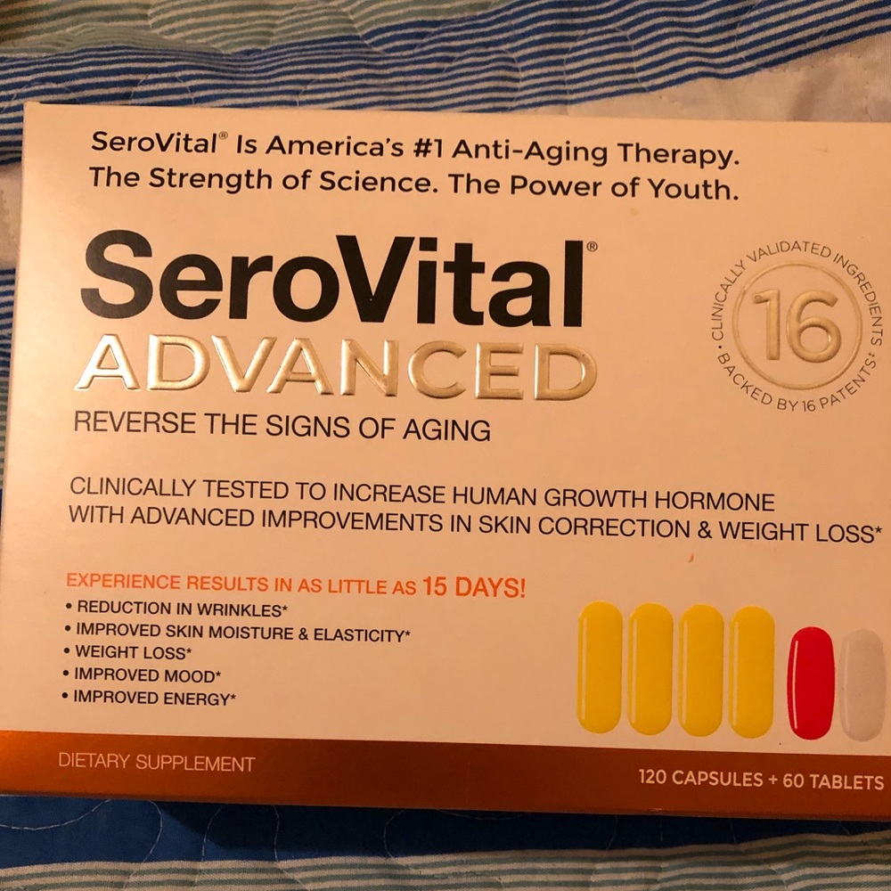 New in box Serovital advanced 30 day supply